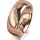 Ring 14 Karat Rotgold 7.0 mm poliert 6 Brillanten G vs Gesamt 0,080ct