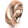 Ring 14 Karat Rotgold 7.0 mm l&auml;ngsmatt 6 Brillanten G vs Gesamt 0,080ct