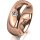 Ring 14 Karat Rotgold 7.0 mm poliert 1 Brillant G vs 0,110ct