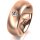 Ring 14 Karat Rotgold 7.0 mm l&auml;ngsmatt 1 Brillant G vs 0,110ct