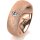 Ring 14 Karat Rotgold 7.0 mm kreismatt 1 Brillant G vs 0,110ct