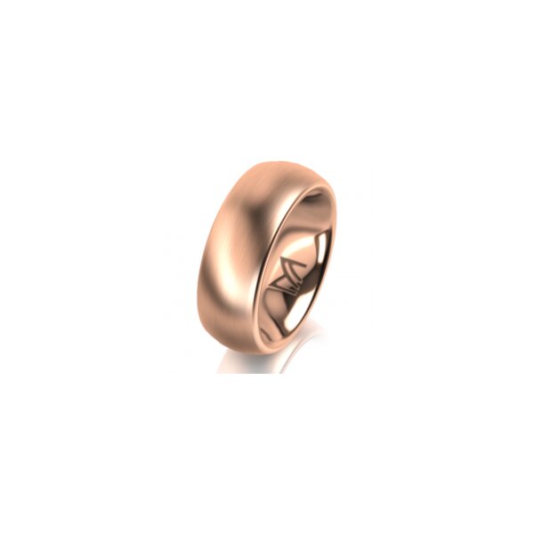 Ring 18 Karat Rotgold 7.0 mm l&auml;ngsmatt