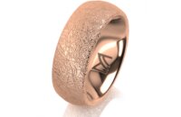 Ring 18 Karat Rotgold 7.0 mm kreismatt