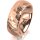 Ring 18 Karat Rotgold 7.0 mm diamantmatt