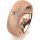Ring 18 Karat Rotgold 7.0 mm kreismatt 1 Brillant G vs 0,065ct
