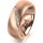 Ring 18 Karat Rotgold 7.0 mm sandmatt 6 Brillanten G vs Gesamt 0,080ct