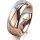 Ring 18 Karat Rot-/Weissgold 7.0 mm poliert