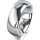Ring 14 Karat Weissgold 7.0 mm poliert