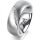 Ring 14 Karat Weissgold 7.0 mm sandmatt 6 Brillanten G vs Gesamt 0,080ct