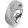Ring 18 Karat Weissgold 7.0 mm kristallmatt 6 Brillanten G vs Gesamt 0,080ct