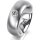 Ring 18 Karat Weissgold 7.0 mm l&auml;ngsmatt 1 Brillant G vs 0,110ct