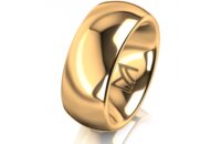 Ring 14 Karat Gelbgold 8.0 mm poliert