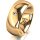 Ring 14 Karat Gelbgold 8.0 mm poliert 1 Brillant G vs 0,025ct