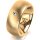 Ring 14 Karat Gelbgold 8.0 mm sandmatt 1 Brillant G vs 0,025ct