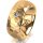 Ring 14 Karat Gelbgold 8.0 mm diamantmatt 1 Brillant G vs 0,065ct