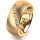 Ring 14 Karat Gelbgold 8.0 mm sandmatt 7 Brillanten G vs Gesamt 0,095ct