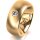 Ring 14 Karat Gelbgold 8.0 mm l&auml;ngsmatt 1 Brillant G vs 0,110ct