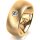 Ring 14 Karat Gelbgold 8.0 mm sandmatt 1 Brillant G vs 0,110ct