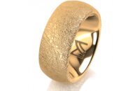 Ring 18 Karat Gelbgold 8.0 mm kreismatt