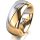 Ring 14 Karat Gelb-/Weissgold 8.0 mm poliert
