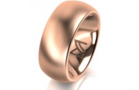 Ring 14 Karat Rotgold 8.0 mm l&auml;ngsmatt