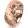 Ring 14 Karat Rotgold 8.0 mm diamantmatt