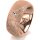Ring 14 Karat Rotgold 8.0 mm kristallmatt 1 Brillant G vs 0,025ct