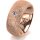 Ring 14 Karat Rotgold 8.0 mm kristallmatt 1 Brillant G vs 0,065ct