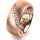 Ring 14 Karat Rotgold 8.0 mm sandmatt 7 Brillanten G vs Gesamt 0,095ct