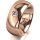 Ring 14 Karat Rotgold 8.0 mm poliert 1 Brillant G vs 0,110ct