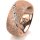 Ring 18 Karat Rotgold 8.0 mm kristallmatt 7 Brillanten G vs Gesamt 0,095ct