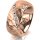 Ring 18 Karat Rotgold 8.0 mm diamantmatt 7 Brillanten G vs Gesamt 0,095ct