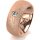 Ring 18 Karat Rotgold 8.0 mm kreismatt 1 Brillant G vs 0,110ct