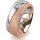 Ring 18 Karat Rot-/Weissgold 8.0 mm kreismatt