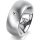Ring 14 Karat Weissgold 8.0 mm sandmatt 1 Brillant G vs 0,025ct