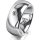 Ring 14 Karat Weissgold 8.0 mm poliert 1 Brillant G vs 0,065ct