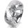 Ring 14 Karat Weissgold 8.0 mm diamantmatt 1 Brillant G vs 0,065ct