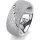 Ring 14 Karat Weissgold 8.0 mm kreismatt 7 Brillanten G vs Gesamt 0,095ct