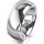 Ring 18 Karat Weissgold 8.0 mm poliert