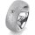 Ring 18 Karat Weissgold 8.0 mm kreismatt 1 Brillant G vs 0,065ct