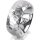 Ring 18 Karat Weissgold 8.0 mm diamantmatt 1 Brillant G vs 0,065ct