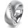 Ring 18 Karat Weissgold 8.0 mm sandmatt 7 Brillanten G vs Gesamt 0,095ct