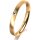 Ring 14 Karat Gelbgold 2.5 mm l&auml;ngsmatt 1 Brillant G vs 0,025ct