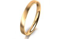 Ring 18 Karat Gelbgold 2.5 mm l&auml;ngsmatt