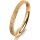 Ring 18 Karat Gelbgold 2.5 mm kristallmatt