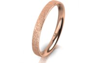 Ring 18 Karat Rotgold 2.5 mm kreismatt