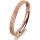 Ring 18 Karat Rotgold 2.5 mm kristallmatt
