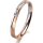 Ring 14 Karat Rot-/Weissgold 2.5 mm sandmatt 1 Brillant G vs 0,025ct