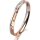Ring 18 Karat Rot-/Weissgold 2.5 mm diamantmatt
