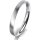 Ring 14 Karat Weissgold 2.5 mm l&auml;ngsmatt